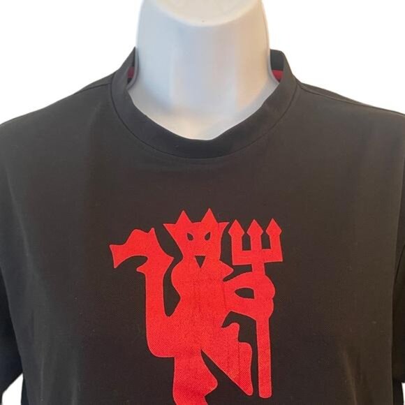 Manchester United It's a Way of Life, Not Just a Football Black Men's Tee, Small - Picture 3 of 7